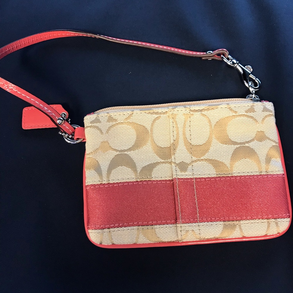Coach small wristlet